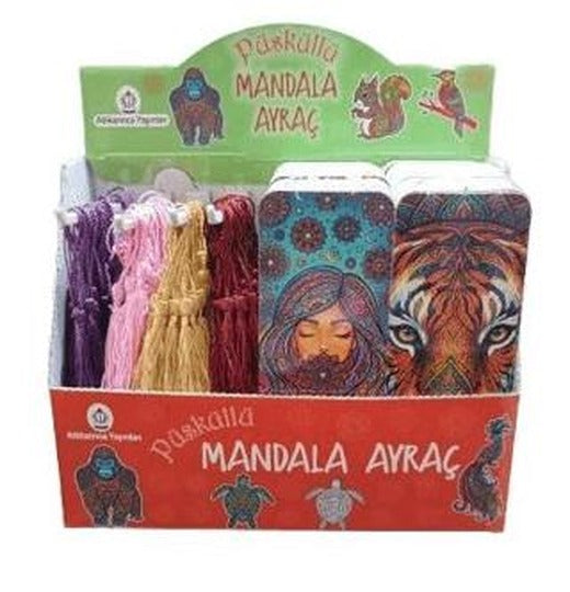 Püsküllü Mandala Ayraç Yetişkinler İçin (400'lü Set) | Atlı Karınca Yayınları (Ciltsiz)