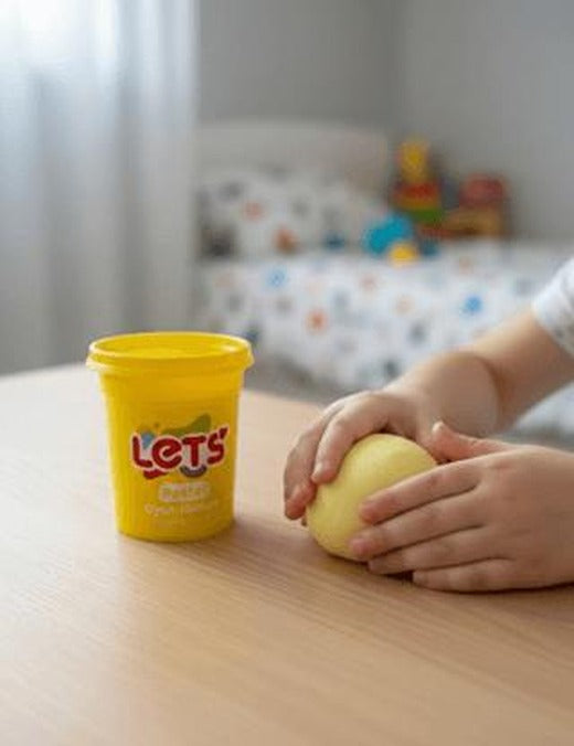 Let's Pastel Oyun Hamuru Sarı 110g | Lets
