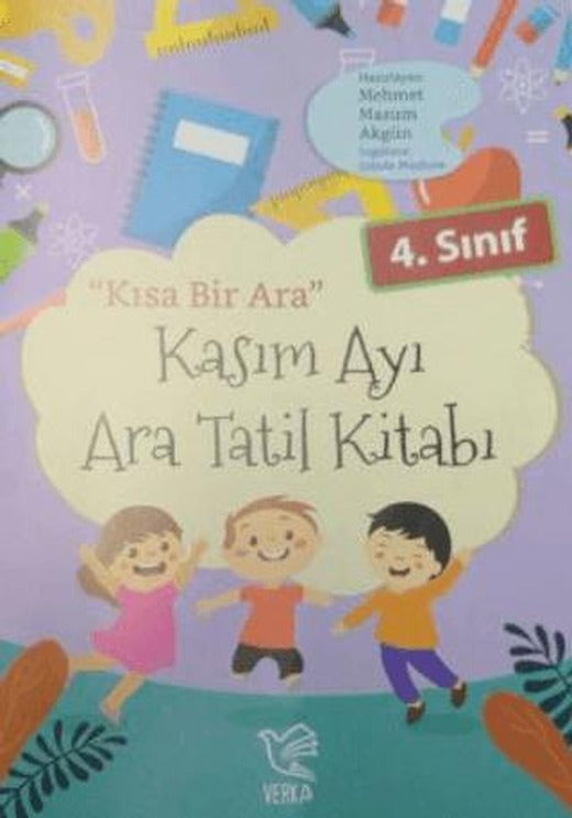 4. Sınıf Kasım Ayı Ara Tatil Kitabı | Verka Yayınları (Ciltsiz)