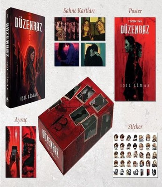 Düzenbaz - 7 Tutsak 1 Ölü - Kutulu Set | Martı Yayınları (İnce Kapak)