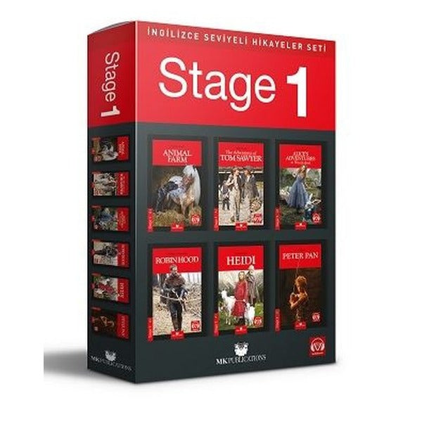 İngilizce Seviyeli Hikayeler Seti - Stage-1 | MK Publications