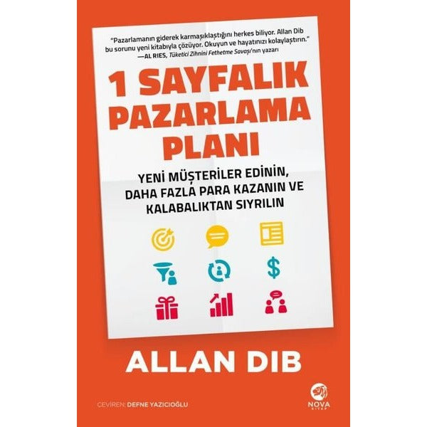 1 Sayfalık Pazarlama Planı | Nova Kitap