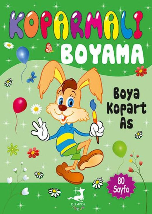 Koparmalı Boyama - 1 | Olimpos Çocuk (İnce Kapak)