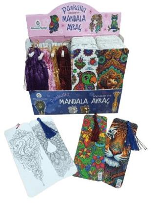 Püsküllü Mandala Ayraç Çocuklar İçin (400'lü Set) | Atlı Karınca Yayınları (Ciltsiz)  - Resim 1
