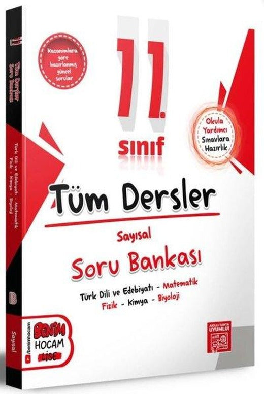 2024 11. Sınıf Sayısal Tüm Dersler Soru Bankası | Benim Hocam Yayınları (İnce Kapak)