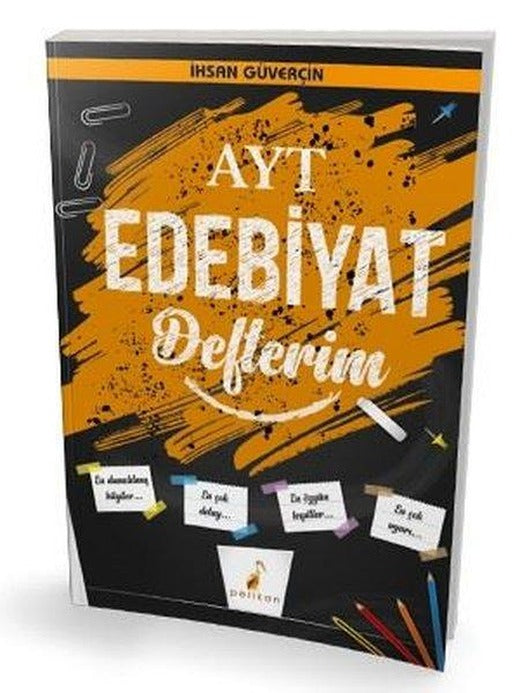 YKS AYT Edebiyat Defterim | Pelikan Yayınları (İnce Kapak)