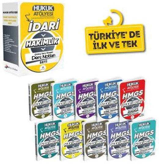 Hukuk Atölyesi İdari Hakimlik Ders Notları Modüler Set | Dizgi Kitap (Ciltsiz)