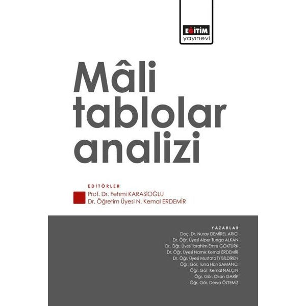 Mali Tablolar Analizi | Eğitim Yayınevi (İnce Kapak)