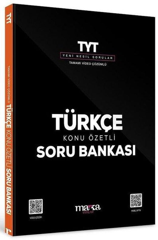 2025 TYT Türkçe Konu Özetli Soru Bankası Tamamı Video Çözümlü | Marka Yayınları (İnce Kapak)