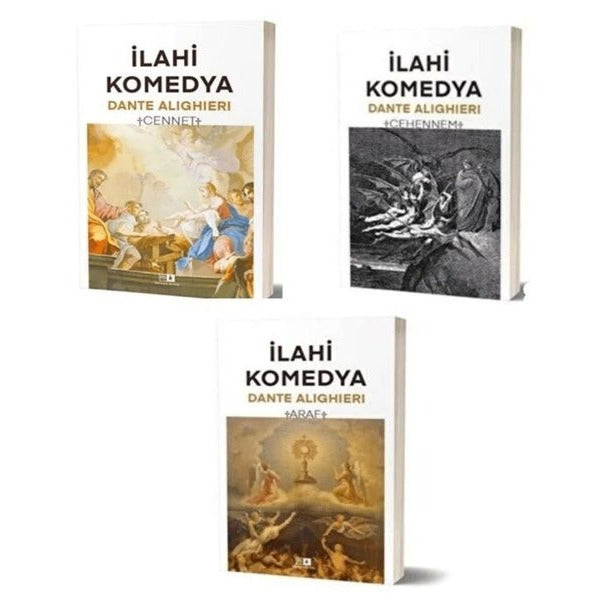 İlahi Komedya Cennet - Cehennem - Araf Seti - 3 Kitap Takım | MK Mirhan Kitap (İnce Kapak)