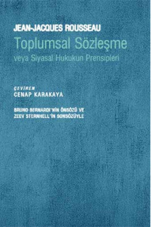 Toplumsal Sözleşme veya Siyasal Hukukun Prensipleri | İletişim Yayınları