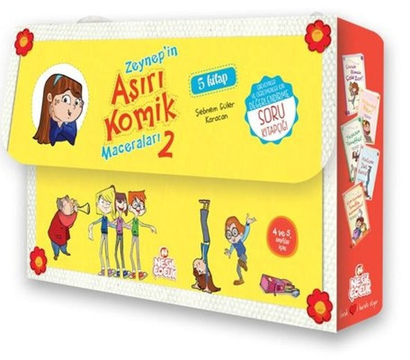 Zeynepin Aşırı Komik Maceraları 2 - 5 Kitap Takım | Nesil Çocuk Yayınları
