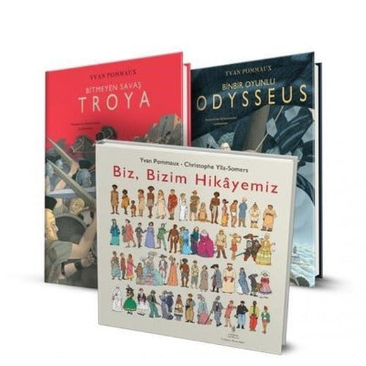 Yvan Pommaux Resimli Gençlik Kitapları Seti - 3 Kitap Takım | Yordam Edebiyat (Ciltli)