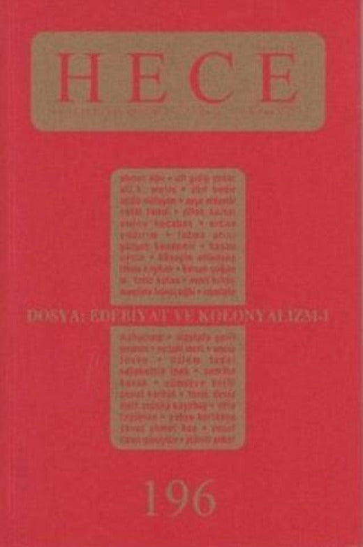Hece Aylık Edebiyat Dergisi Sayı: 196 | Hece Dergisi (Ciltsiz)