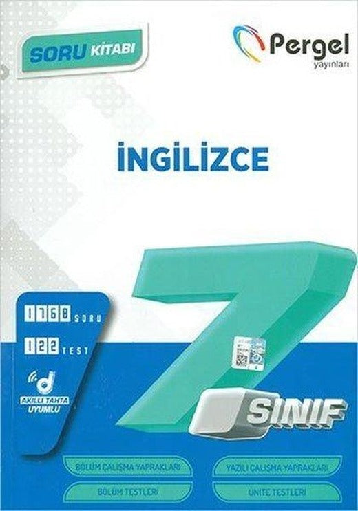 7.Sınıf İngilizce Soru Kitabı | Pergel (İnce Kapak)