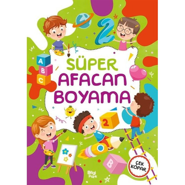 Süper Afacan Boyama Kitabı | Kolektif (İnce Kapak)