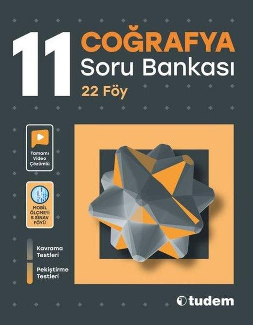 11. Sınıf Coğrafya Soru Bankası | Tudem Yayınları - Ders Kitapları (İnce Kapak)