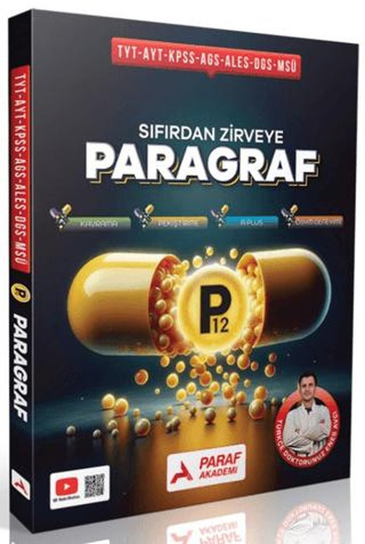 P12 Sıfırdan Zirveye Paragraf Soru Bankası | Paraf Akademi (Ciltsiz)