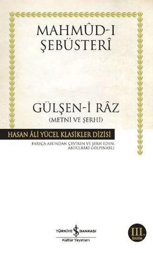 Gülşen-i Raz | İş Bankası Kültür Yayınları (Ciltsiz)
