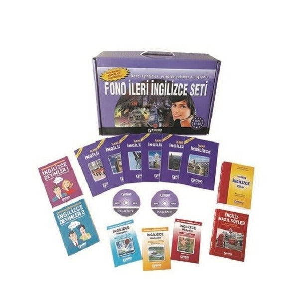 Fono İleri İngilizce Seti (12 Kitap + 6 Cd) | Fono Yayınları