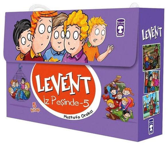 Levent İz Peşinde 5 Seti-5 Kitap Takım | Timaş Çocuk (İnce Kapak)