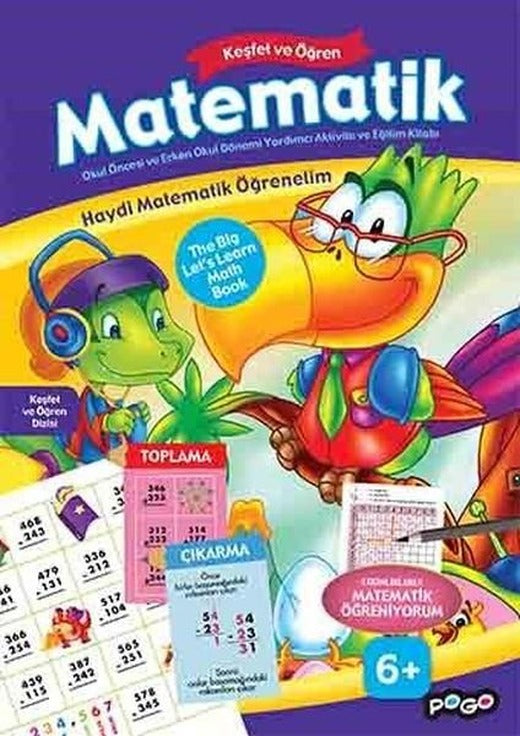 Matematik Toplama Çıkarma-Keşfet ve Öğren | Pogo (İnce Kapak)