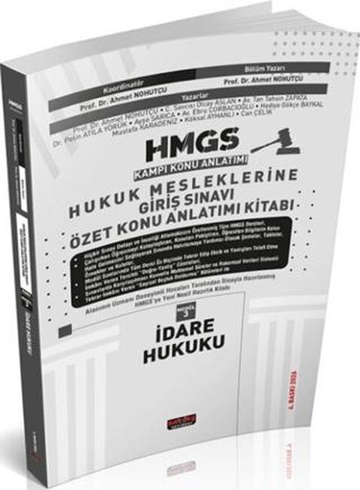 2026 HMGS İdare Hukuku Özet Konu Anlatımı | Savaş Yayınevi (Ciltsiz)
