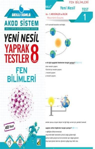 8.Sınıf Fen Bilimleri Yeni Nesil Yaprak Testler | Damla Yayınevi (İnce Kapak)  - Resim 1
