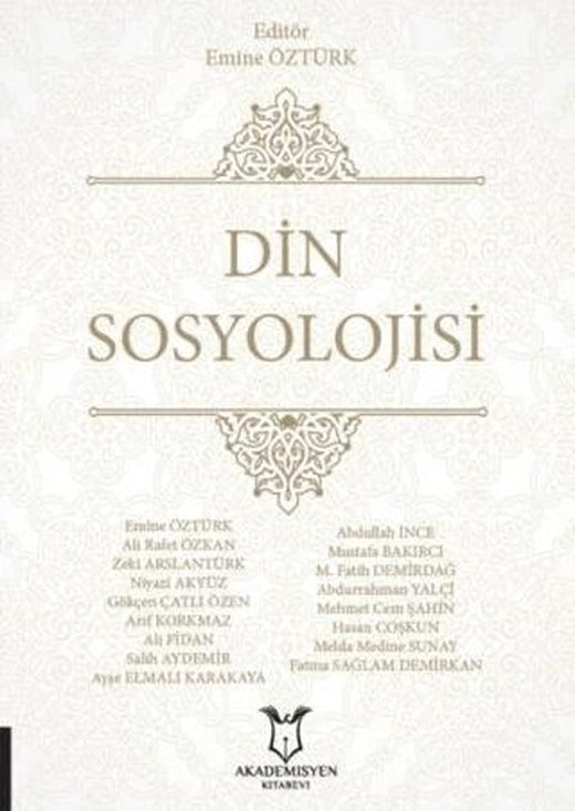 Din Sosyolojisi | Akademisyen Kitabevi (Ciltsiz)