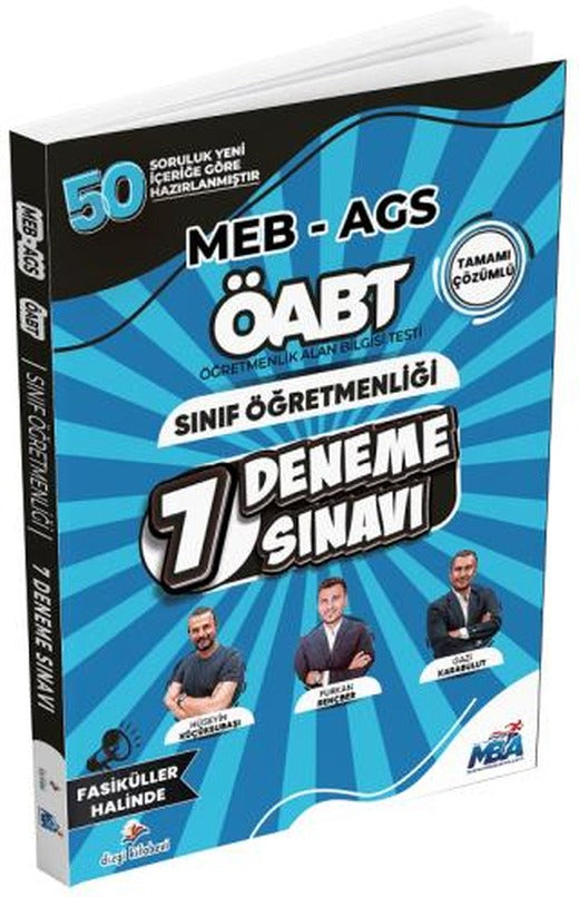 2026 ÖABT MEB-AGS Sınıf Öğretmenliği 7 Deneme Fasikül Çözümlü | Dizgi Kitap (Ciltsiz)