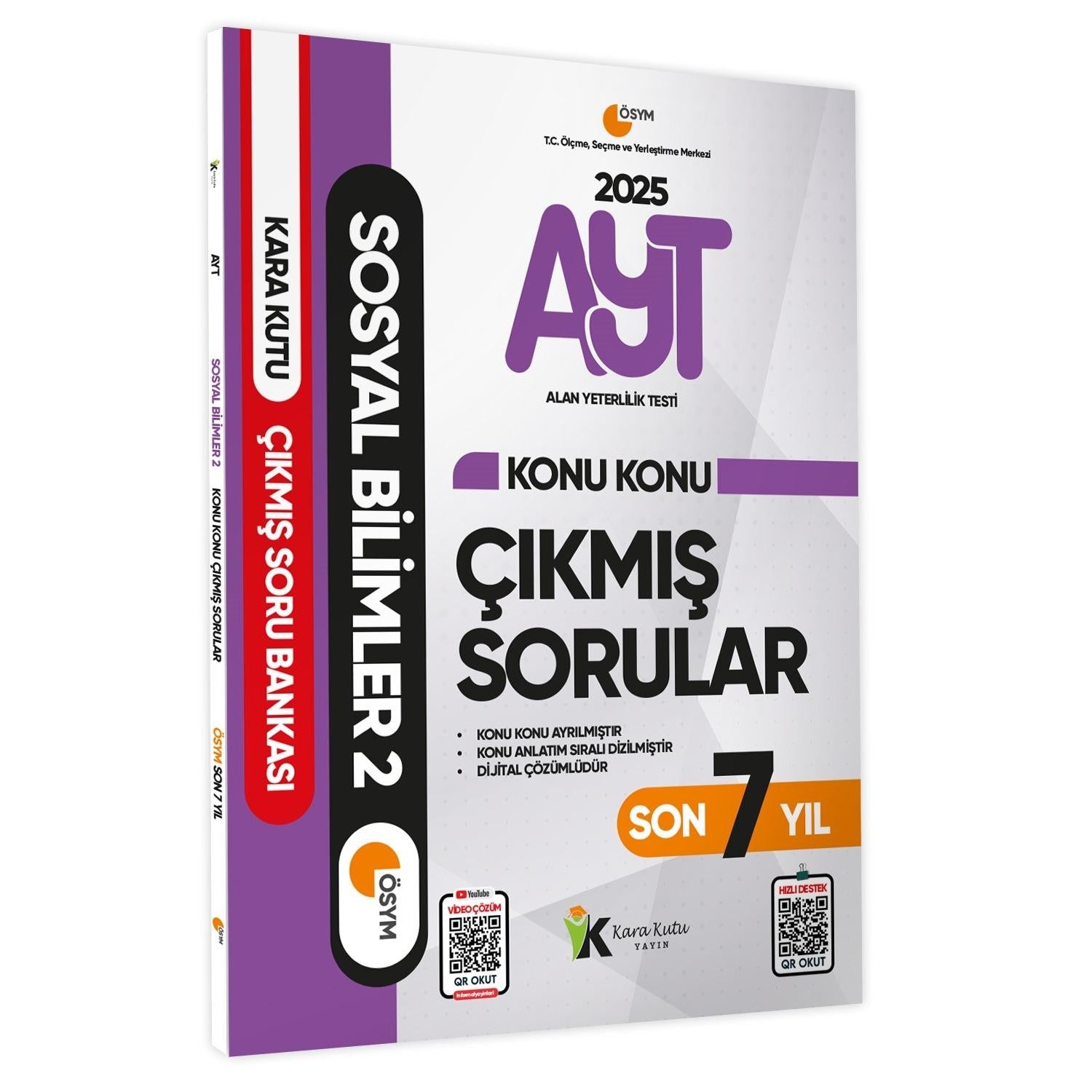 2025 YKS-AYT Sosyal Bilimler 2 Son 7 Yıl Çıkmış Sorular