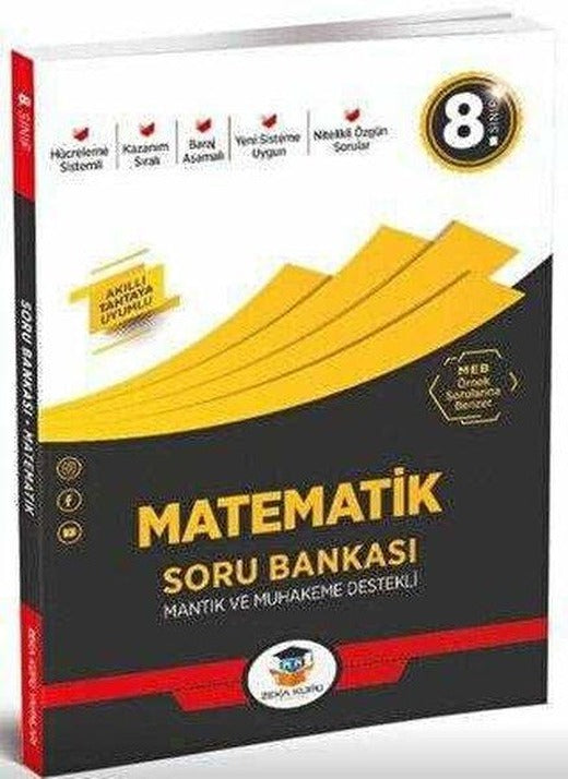 8.Sınıf Matematik Soru Bankası | Zeka Küpü Yayınları (İnce Kapak)