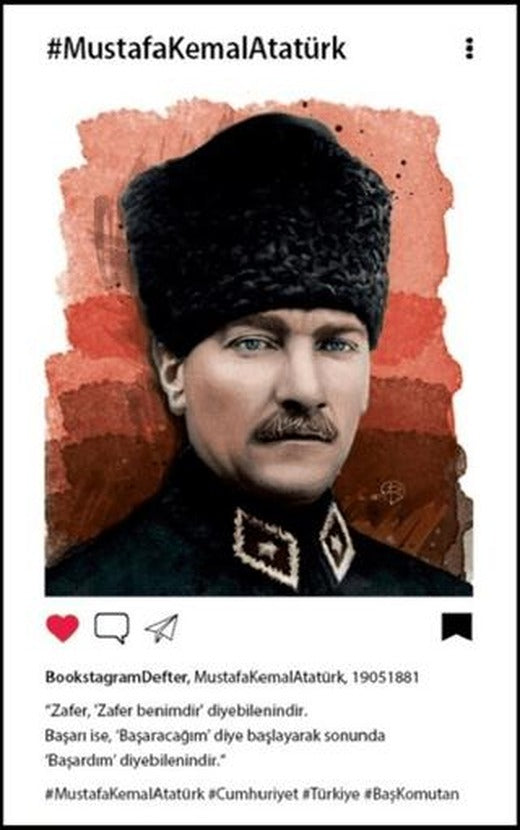 Atatürk 2 Bookstagram Defter | Aylak Adam Kültür Sanat Yayıncılık