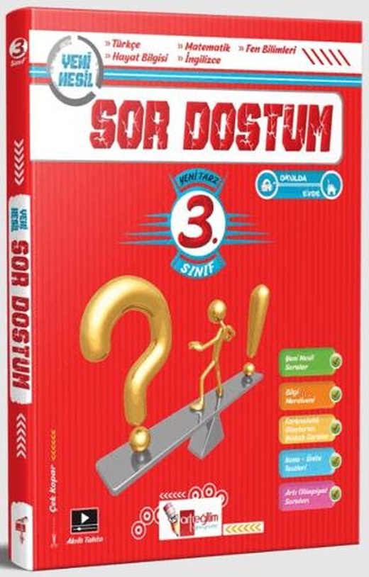 3. Sınıf Yeni Nesil Yeni Tarz Sor Dostum | Artı Eğitim Yayınları (Ciltsiz)