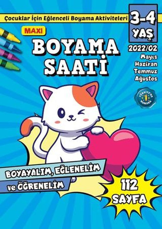 Maxi Boyama Saati 3 | Maxi Yayıncılık (Ciltsiz)