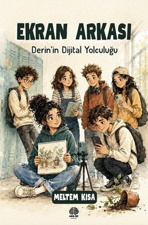 Ekran Arkası - Derin'in Dijital Yolculuğu | Akıl İzi Yayınları (İnce Kapak)