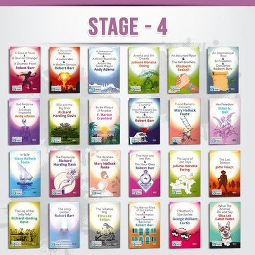 İngilizce Hikaye Kitabı Seti - 24 Kitap Takım - Stage 4 | Gece Kitaplığı