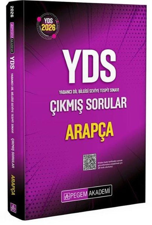 2026 YDS Arapça Çıkmış Sorular | Pegem Akademi Yayıncılık (İnce Kapak)