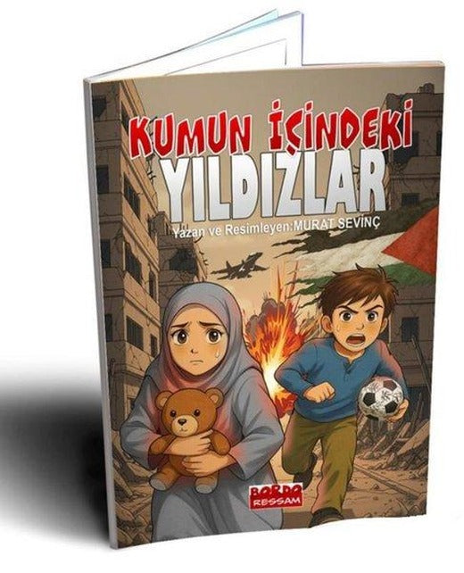 Kumun İçindeki Yıldızlar | Bordo Ressam (İnce Kapak)
