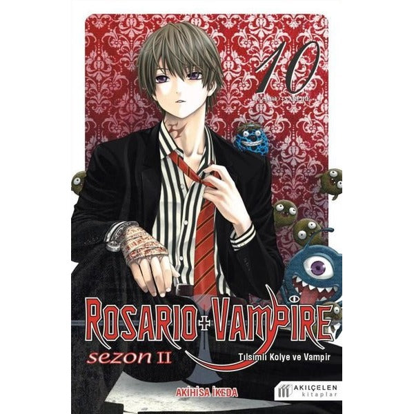 Tılsımlı Kolye ve Vampir Sezon 2 Cilt 10 - Rosario+Vampire | Akılçelen Kitaplar