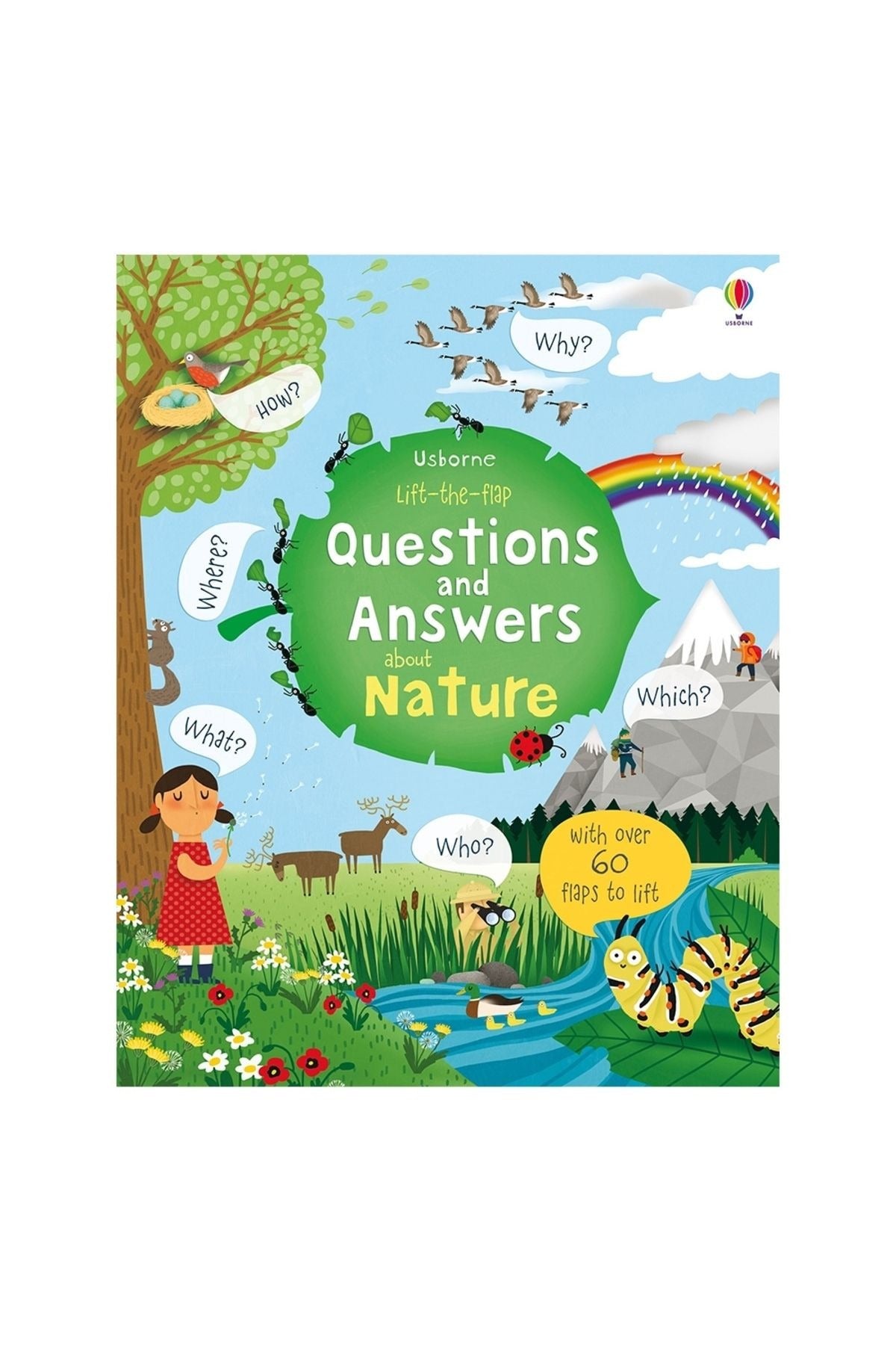 Lift-The-Flap Questions and Answers About Nature | Usborne (Ciltli)