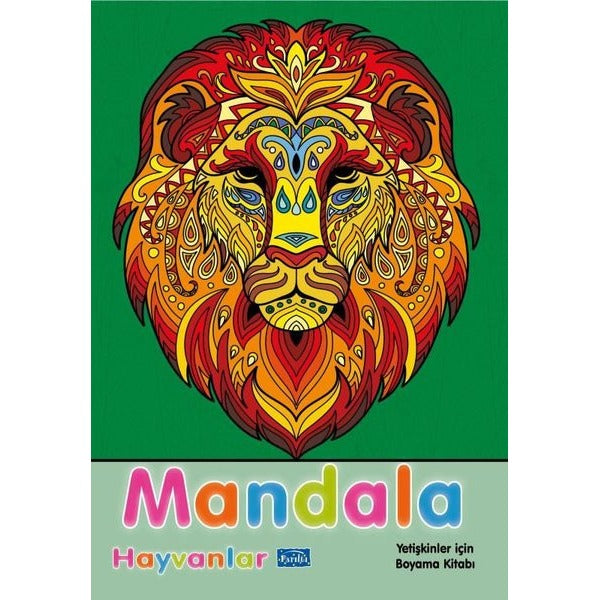 Mandala - Hayvanlar - Yetişkinler İçin Boyama Kitabı | Parıltı Yayınları