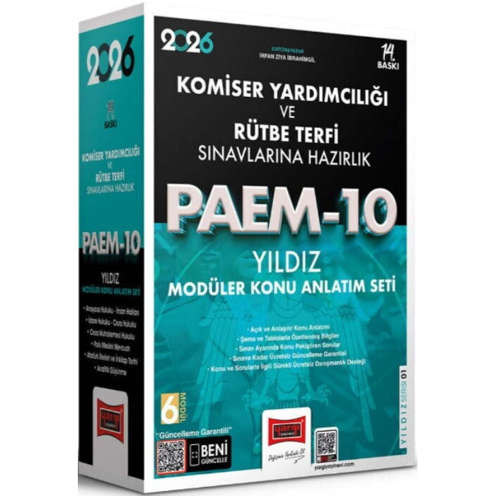 2026 PAEM Komiser Yardımcılığı ve Rütbe Terfi Sınavlarına Hazırlık Yıldız Modüler Konu Anlatım Seti