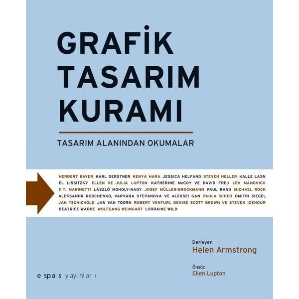 Grafik Tasarım Kuramı - Tasarım Alanındann Okumalar | Espas Sanat Kuram Yayınları (İnce Kapak)
