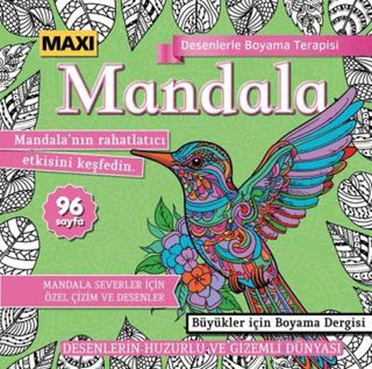 Maxi Mandala Desenlerle Boyama Terapisi 13 | Maxi Yayıncılık (Ciltsiz)
