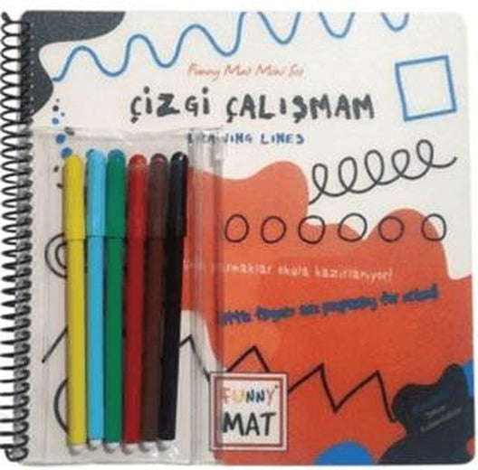 Çizgi Çalışmam - Funny Mat Mini Set | Akademi Çocuk