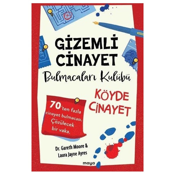 Gizemli Cinayet Bulmacaları Kulübü - Köyde Cinayet | Maya Kitap (İnce Kapak )