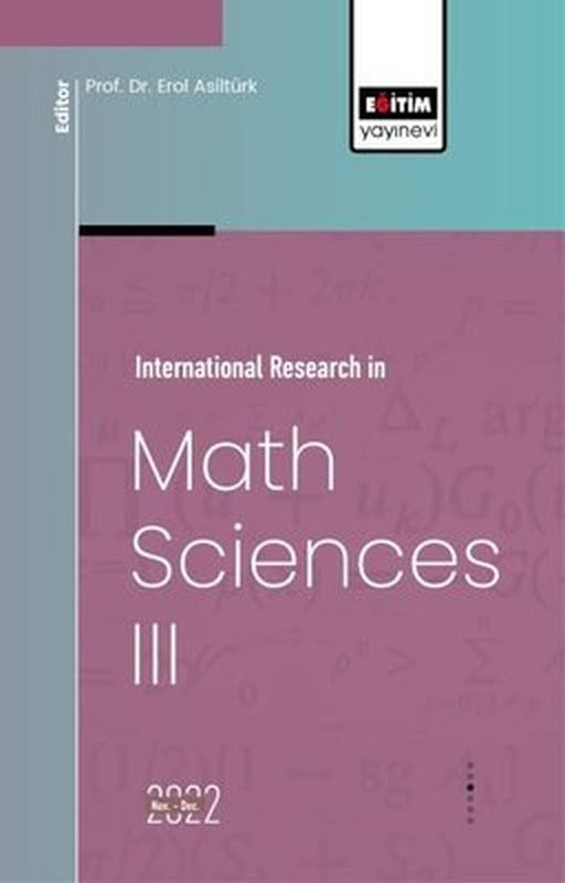 International Research in Math Sciences - 3 | Eğitim Yayınevi