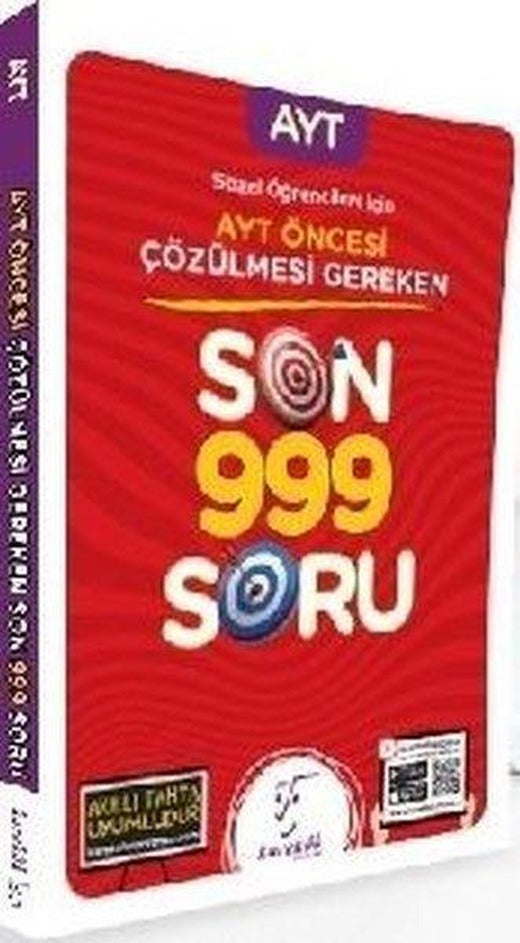 AYT den Önce Çözülmesi Gereken Son 999 Soru(Sözel) | Karekök Eğitim Yayın (İnce Kapak)