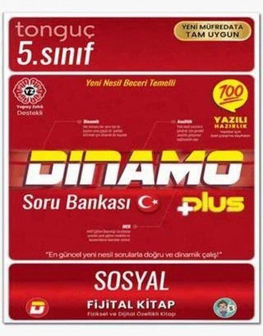 5. Sınıf Sosyal Bilgiler Dinamo Soru Bankası | Tonguç Akademi (İnce Kapak)